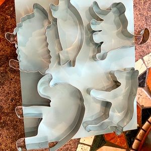 Noah’s Ark Animal Cookie Cutters / Martha Stewart Collection Metal